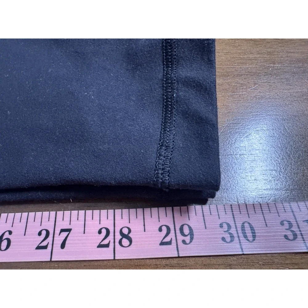 Lululemon Wunder Under Midrise Leggings 6 Black Active Athleisure Lougewear